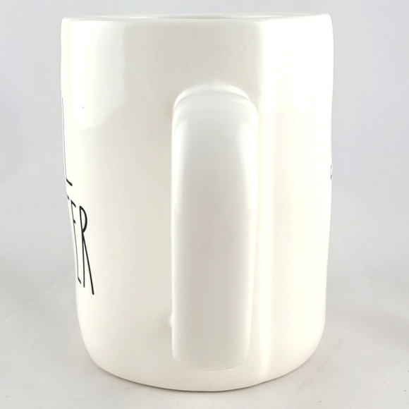 Rae Dunn Artisan  Double Sided White Mug Large Letters GRILL MASTER Grill BBQ - Picture 4 of 9